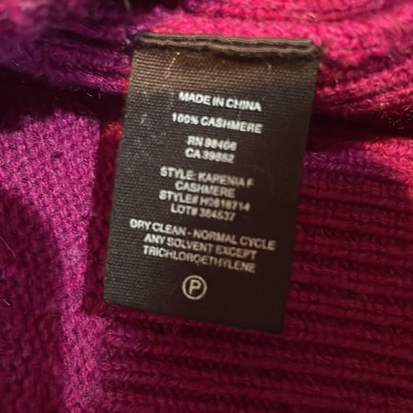 Theory Cashmere Sweater, EUC, Sz P - Picture 3 of 4